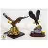 Image 1 : 2 LARGE EAGLE STATUE FIGURINES