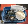 Image 1 : GARBAGE CAN, SCALE, PORTABLE BURNER/HOT PLATE,