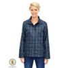 Image 1 : NEW L NORTH END SPORT LADIES BLUE PLAID JACKET