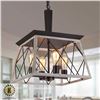 Image 1 : Q&S VINTAGE STYLE FARMHOUSE 4 LIGHT CEILING