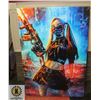 Image 1 : APOCALYPSE GIRL CANVAS WALL ART 24" X 36"