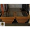 Image 1 : COFFEE AND END TABLE SET - MIRRORED