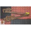 Image 1 : 2PC 18" PIPE WRENCHES