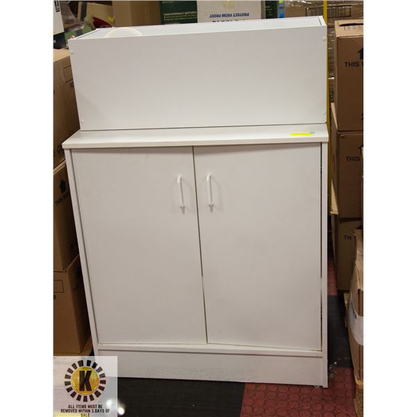 STORAGE CABINETS- LOT OF 2, AS IS