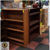 Image 1 : LOT OF 4 ASSORTED WOOD TONE CORKWOOD BOOKSHELVES