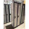 Image 2 : METAL DOUBLE 2 DOOR PERSONAL LOCKER SYSTEM 6'H X 2'W X 18"D