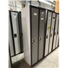 Image 2 : METAL DOUBLE 2 DOOR PERSONAL LOCKER SYSTEM 6'H X 2'W X 18"D