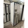 Image 2 : METAL DOUBLE 2 DOOR PERSONAL LOCKER SYSTEM 6'H X 2'W X 18"D