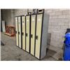 Image 2 : 3 METAL DOUBLE 2 DOOR PERSONAL LOCKER SYSTEM 6'H X 2'W X 18"D