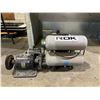Image 2 : ROK PORTABLE AIR COMPRESSOR, HOOVER HEAVY DUTY DUAL GRINDER, SMALL ELECTRIC MOTOR AND SPEEDAIRE