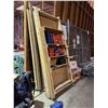 Image 2 : WALL MOUNTED WOOD 5 TIER STORAGE STRUCTURE WITH PARTS ORGANIZERS