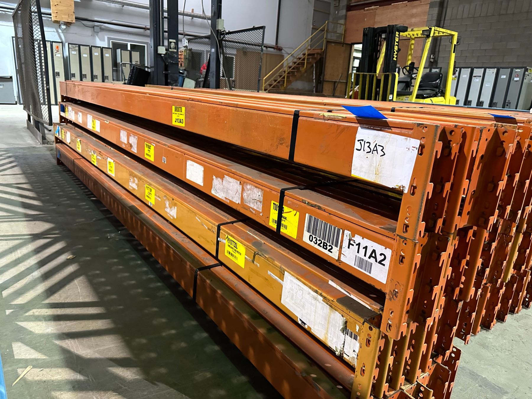 16 REDIRACK INDUSTRIAL PALLET RACKING 13'4