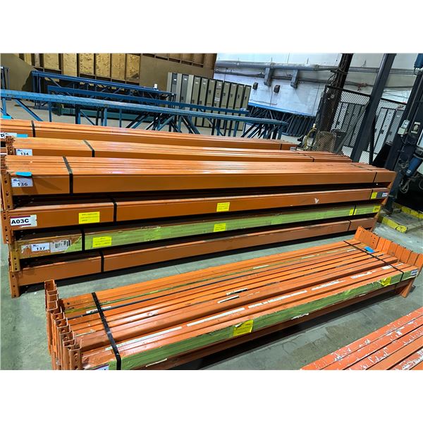 16 REDIRACK INDUSTRIAL PALLET RACKING 13'4