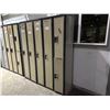 Image 2 : 5 ASSORTED METAL SINGLE 1 & 2 DOOR PERSONAL LOCKER SYSTEM 6'H X 1'W X 18"D