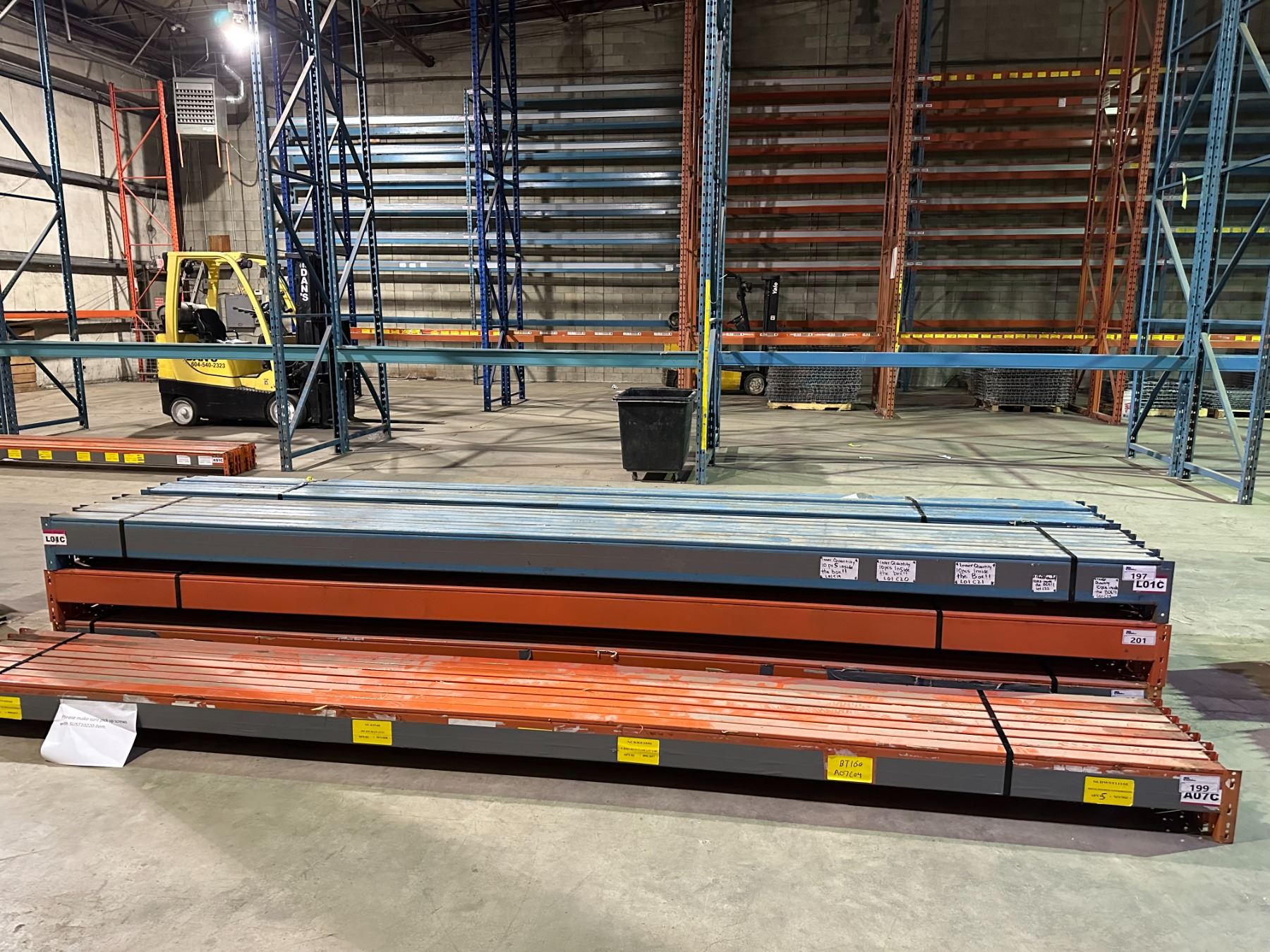 8 REDIRACK INDUSTRIAL PALLET RACKING 13'3