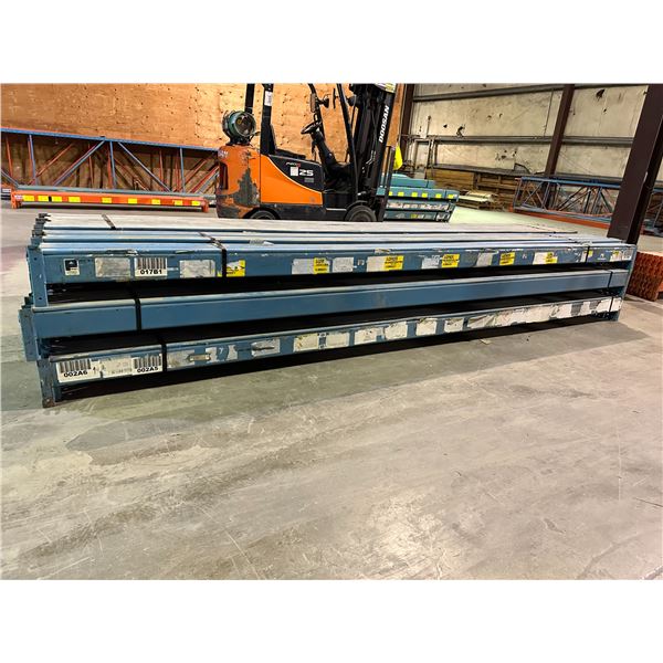 8 REDIRACK INDUSTRIAL PALLET RACKING 13'3