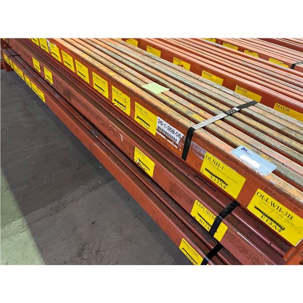 LOT OF 8 - 108  X 4  / 4.5  BEAMS