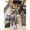 Image 2 : Large Assortment of 8 Tracks, Assorted DVD's and CD's and Cases, VHS Tapes