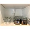 Image 3 : Ice Bucket, Martini Glasses, Flutes, Assorted Short and Tall Glasses, Shot Glasses, Corkscrew, Dolph
