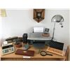 Image 3 : Veritas 31 Days Wall Clock, Epson CX4800 Printer, Desk Lamp, Organizer, Staples Paper Shredder, Keyb