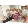 Image 1 : 6 Century Collection Genuine Porcelain Dolls and Yolanda Picture Perfect Porcelain Baby with Pillow,