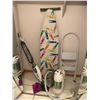 Image 1 : Ironing Board, 2 Step Ladder, Spot Scrubber Dirt Devil, Shark Pro Steam Mop