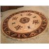 Image 1 : Beautiful Floral Wool Carpet (Some Stains, Require Cleaning)