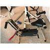 Image 5 : Assortment of Exercise Equipment Including: Ab Roller, Sportex Stepper 1000 Elliptical, Flyte Tensio