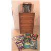 Image 1 : 4 Drawer Dresser, 7 Walt Disney Tormont Books, Assortment of Children's Books