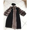 Image 1 : Mink Coat with Fox Trim & Laura Lee Mink Hat
