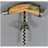 Image 2 : Sterling Silver and Boar's Tusk Cork Screw