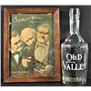 Image 1 : Enamel Label Decanter for Old Valley Whiskey