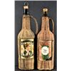 Image 1 : Wicker Covered Label Under Glass Bottles