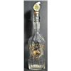 Image 1 : Whiskey Advertising Etched Glass Decanter for Rye