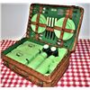Image 1 : Fabulous Vintage Travel Complete Picnic Basket