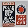 Image 1 : Two Porcelain Advertising Door Pushes