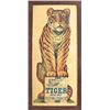 Image 1 : Tiger Chewing Tobacco Cardboard Lithograph Sign