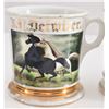 Image 3 : Four Antique Cowboy Occupational Shaving Mugs