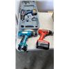 Image 2 : BOX OF BOCCE BALLS "D" BATTERIES, BATTERY CHARGER 3 CORDLESS DRILLS AND MORE