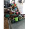 Image 2 : 3 TRAYS OF GARDEN DECOR, LANTERNS,  FIGURES