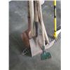 Image 2 : 2 BUNDLES OF GARDEN TOOLS, RAKES, SHOVELS