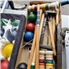 Image 2 : CROQUET SET WITH BOCCE BALL SET AND SCOOTER