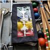 Image 3 : CROQUET SET WITH BOCCE BALL SET AND SCOOTER