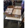 Image 1 : 4 BOXES PLASTIC BAGS AND PLASTIC FORKS