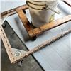 Image 3 : BASKEY OF DRAIN COVERS WITH BUCKET OF WATER PUMP CAPS AND 2 DOLLIES