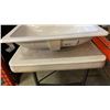 Image 3 : DROP IN SINK AND BOX OF TOILET SEATS