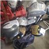 Image 2 : GOLF BAG WITH LEFT AND RIGHT HANDED INFINITI, TPS POWER BUILT, LYNX, TAYLOR MADE AND OTHER GOLF CLUB
