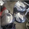 Image 3 : GOLF BAG WITH LEFT AND RIGHT HANDED INFINITI, TPS POWER BUILT, LYNX, TAYLOR MADE AND OTHER GOLF CLUB