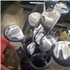 Image 4 : GOLF BAG WITH LEFT AND RIGHT HANDED INFINITI, TPS POWER BUILT, LYNX, TAYLOR MADE AND OTHER GOLF CLUB