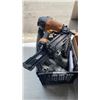 Image 2 : CRATE AND BOX OF AIR TOOLS AND POWER TOOL AS FOUND